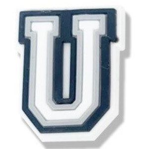 Letter U croc charm